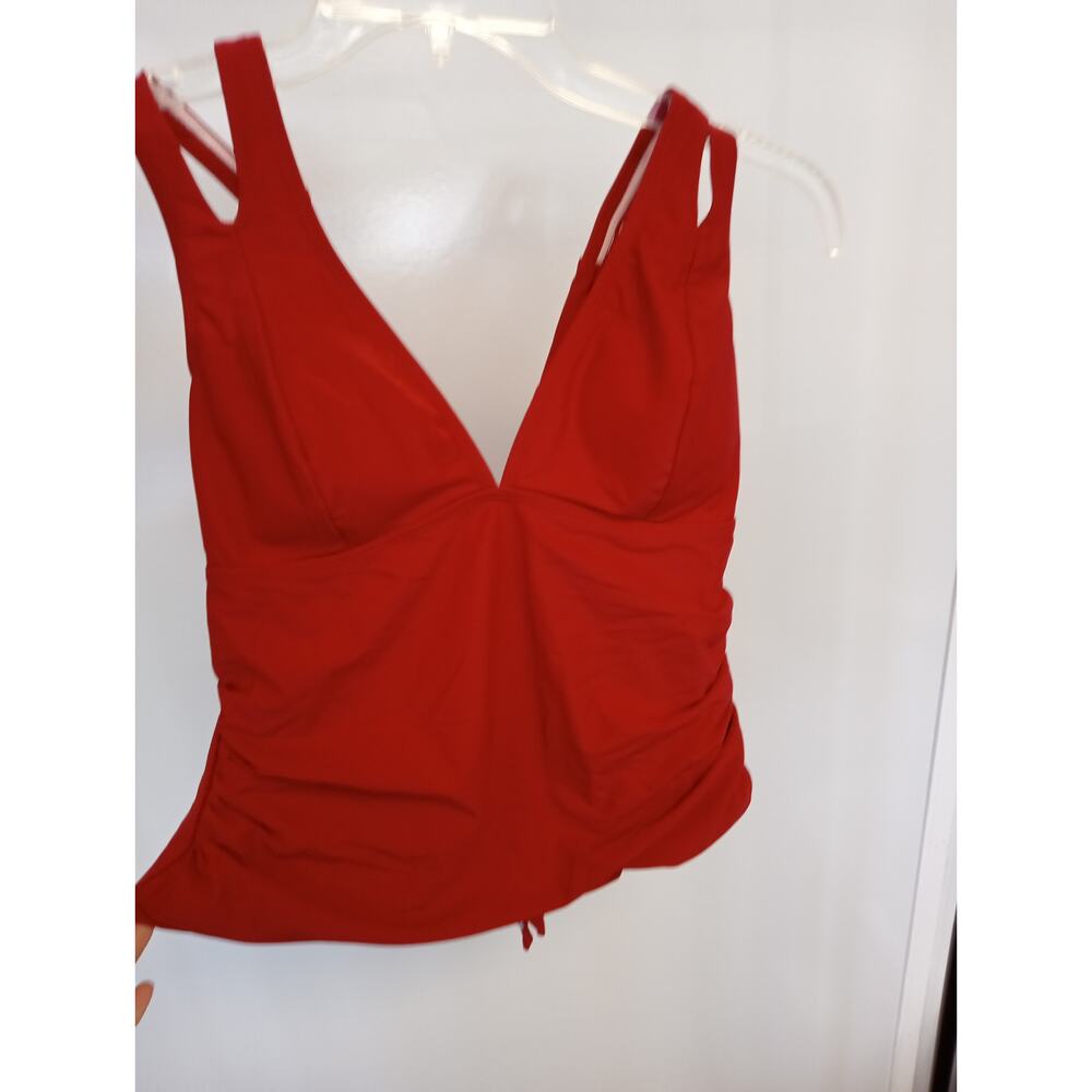 2 pc CUPSHE *NEW with tags* Red Swimsuit Bikini Bottom Tankini XL  0325